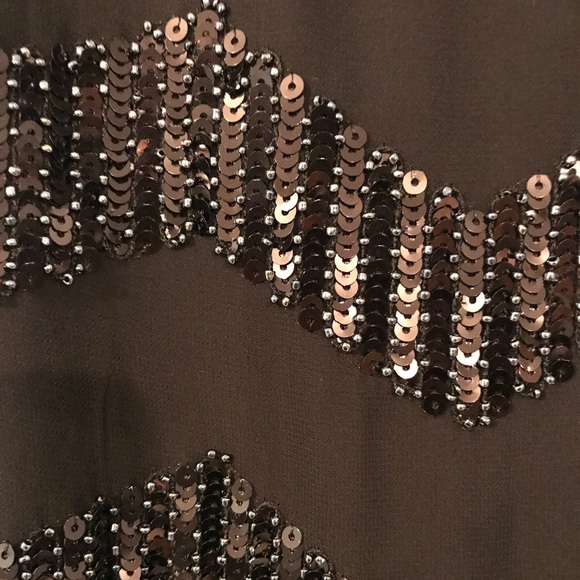 H&M Sleeve-less Sequinned Dress in Black - Picture 4 of 6